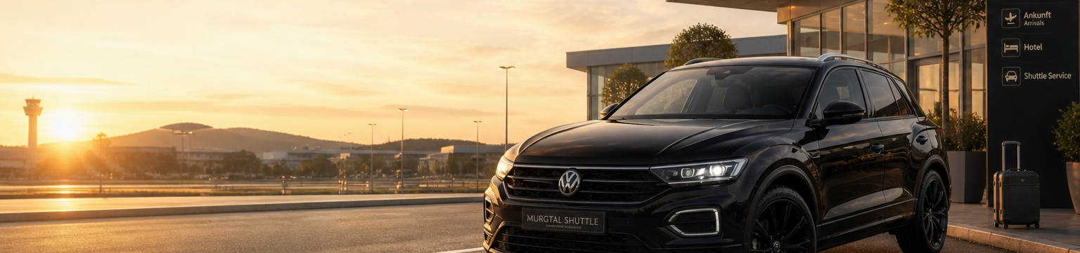 Murgtal Shuttle am Flughafen